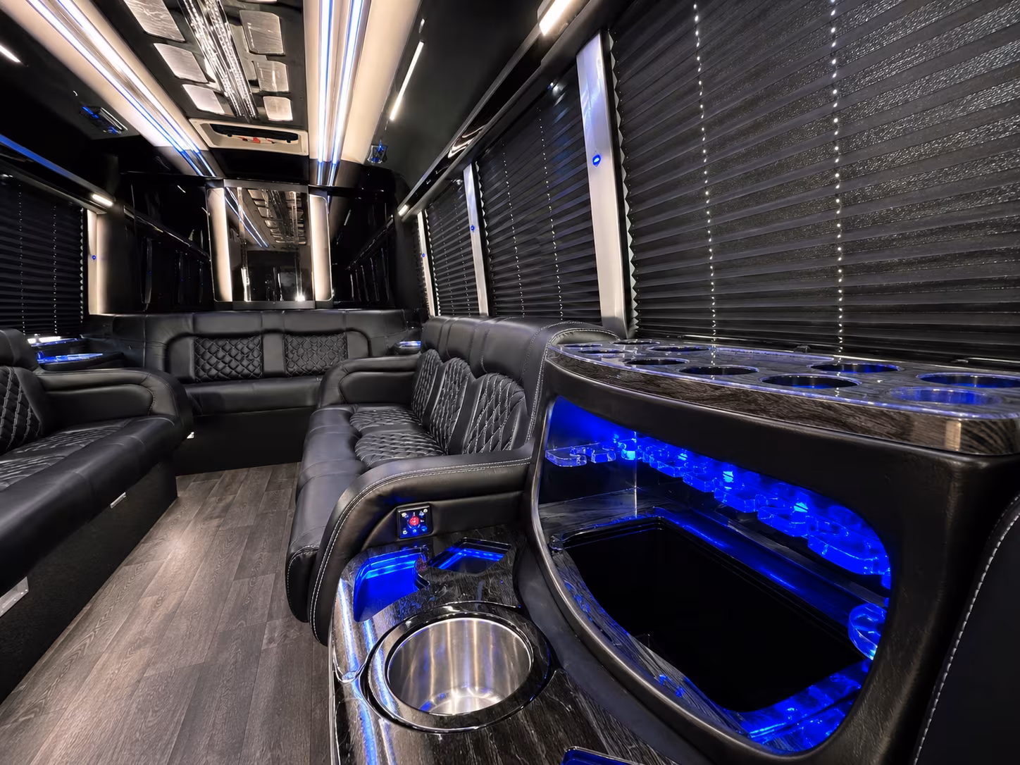 Houston Concert & Music Festival Transportation onboard seating