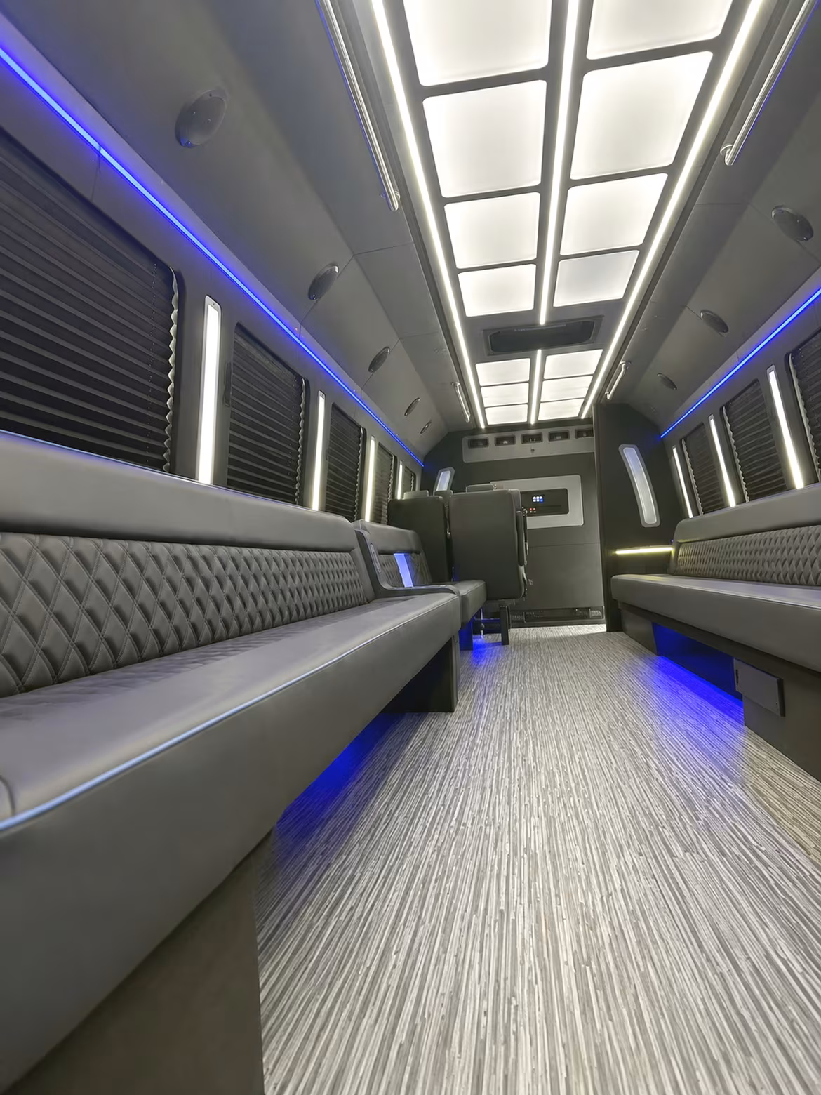 Houston Private Event Transportation party bus interior