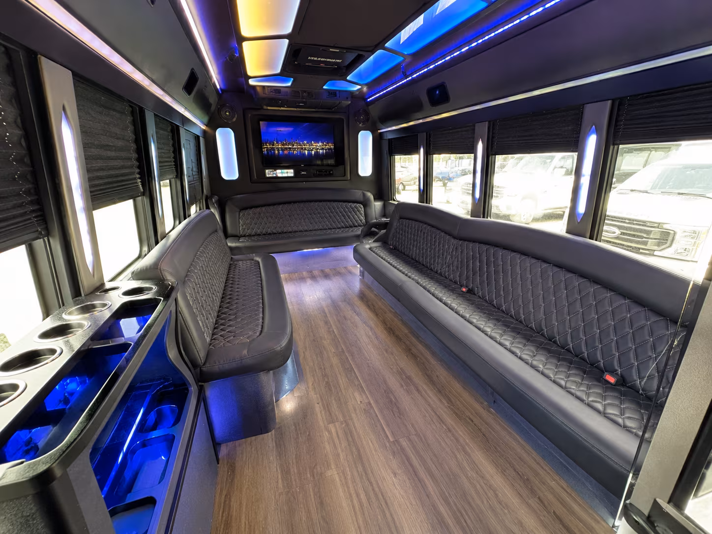 Houston Private Event Transportation onboard seating