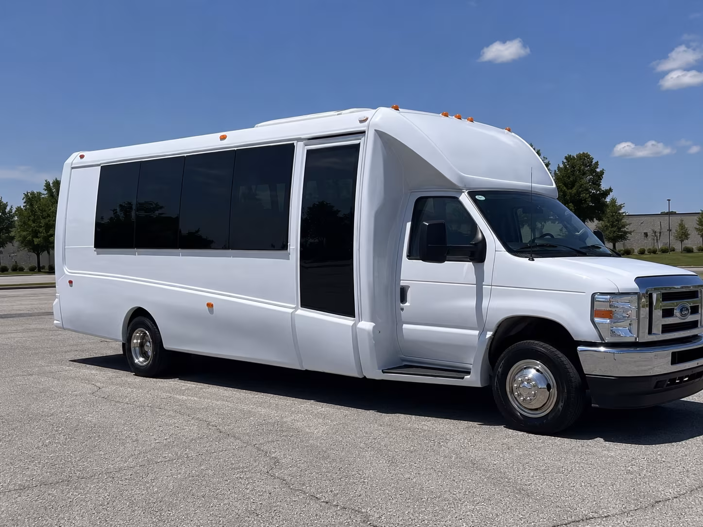 Houston Prom & Homecoming Transportation party bus exterior