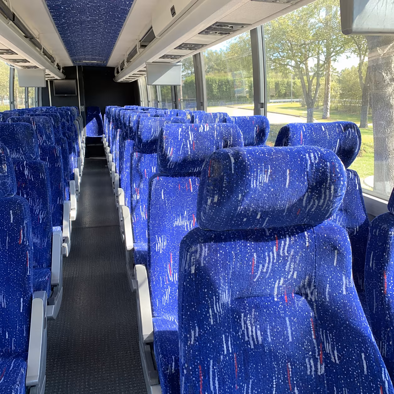 Houston School Event Transportation party bus exterior