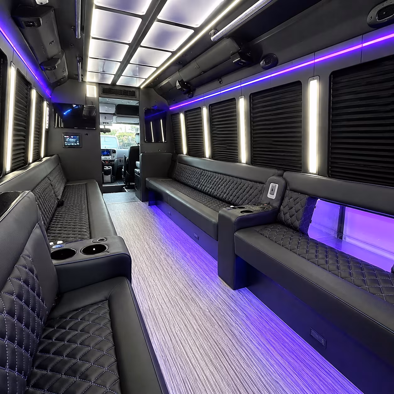 Houston Sporting Event Transportation onboard seating