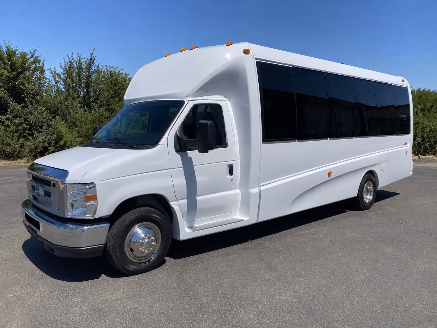 Houston Wedding Transportation party bus exterior