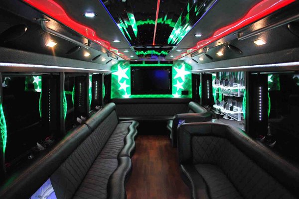 charter bus interior